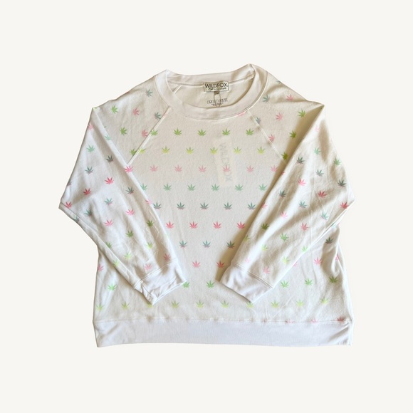 Wildfox x broad city Pastel Reefer Sommers Sweatshirt size Medium - Picture 5 of 11